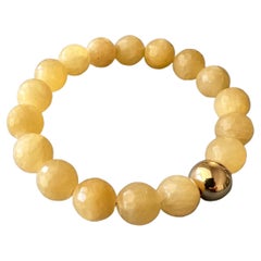 Gold-filled Beaded Bracelets