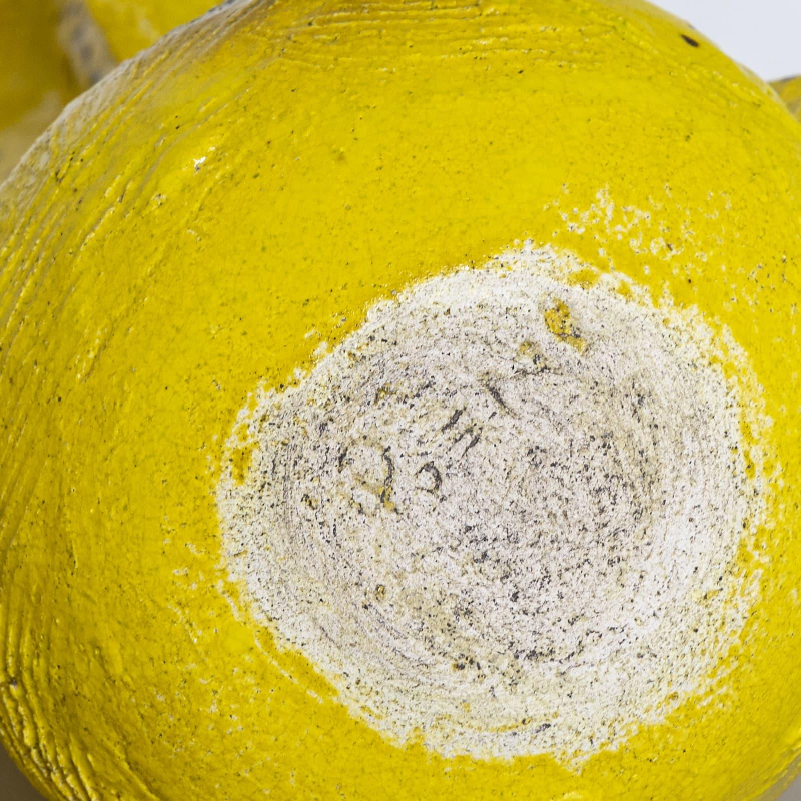 XXIe siècle et contemporain Vase en céramique jaune de Poemu, France 2023 en vente