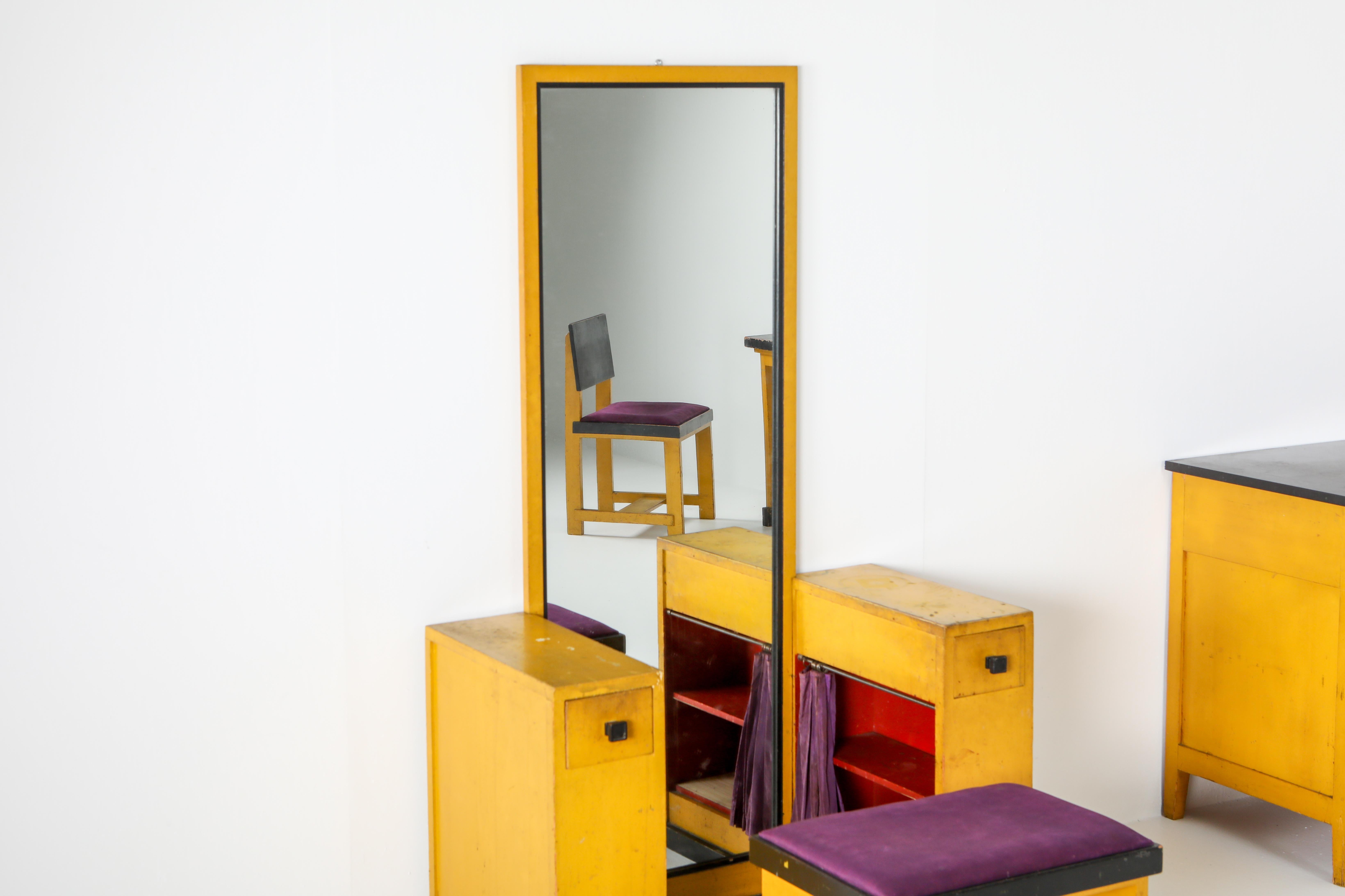 Yellow Chair by Dutch Modernist H. Wouda, 1924 For Sale 9