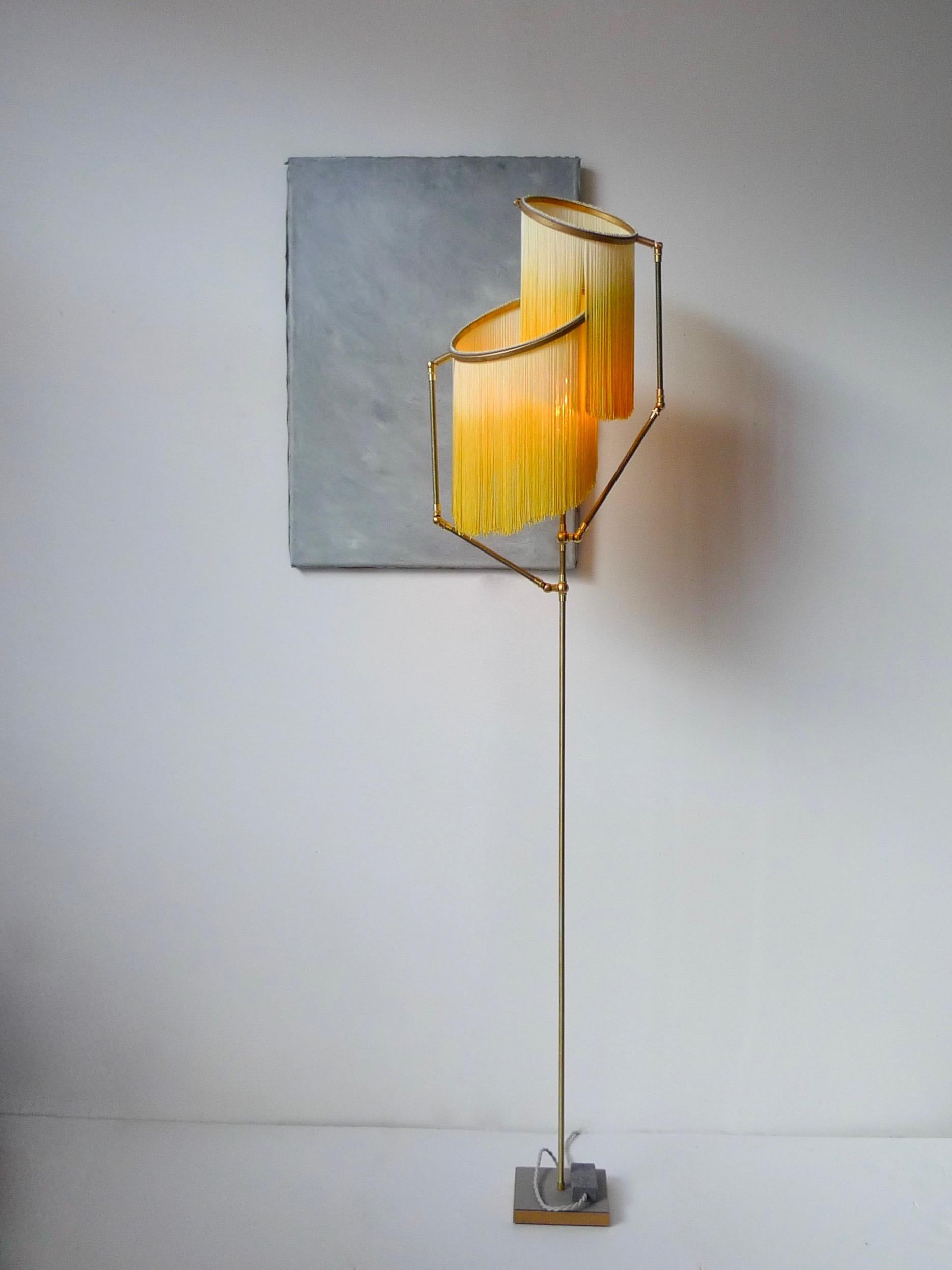 Dutch Yellow Charme Floor Lamp, Sander Bottinga For Sale