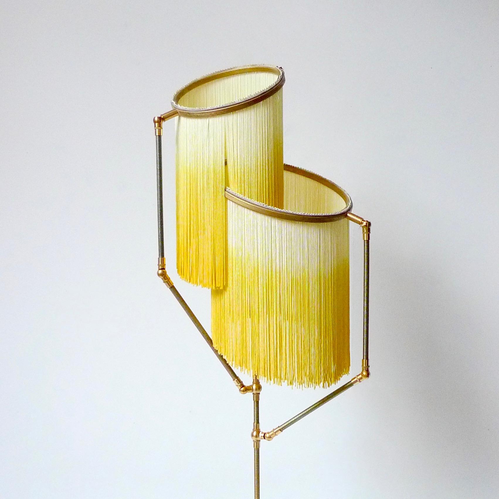 Wood Yellow Charme Floor Lamp, Sander Bottinga