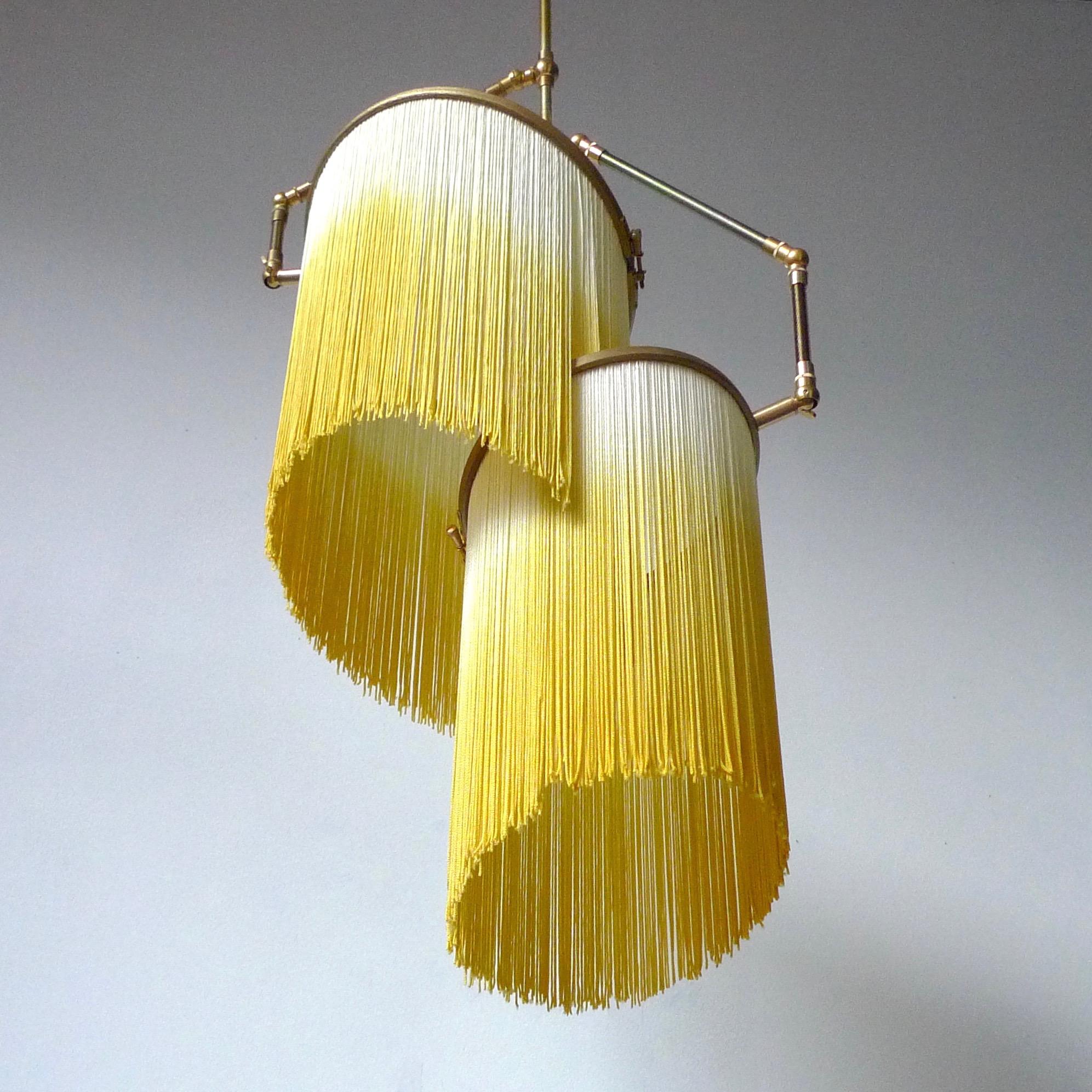 yellow pendant lights