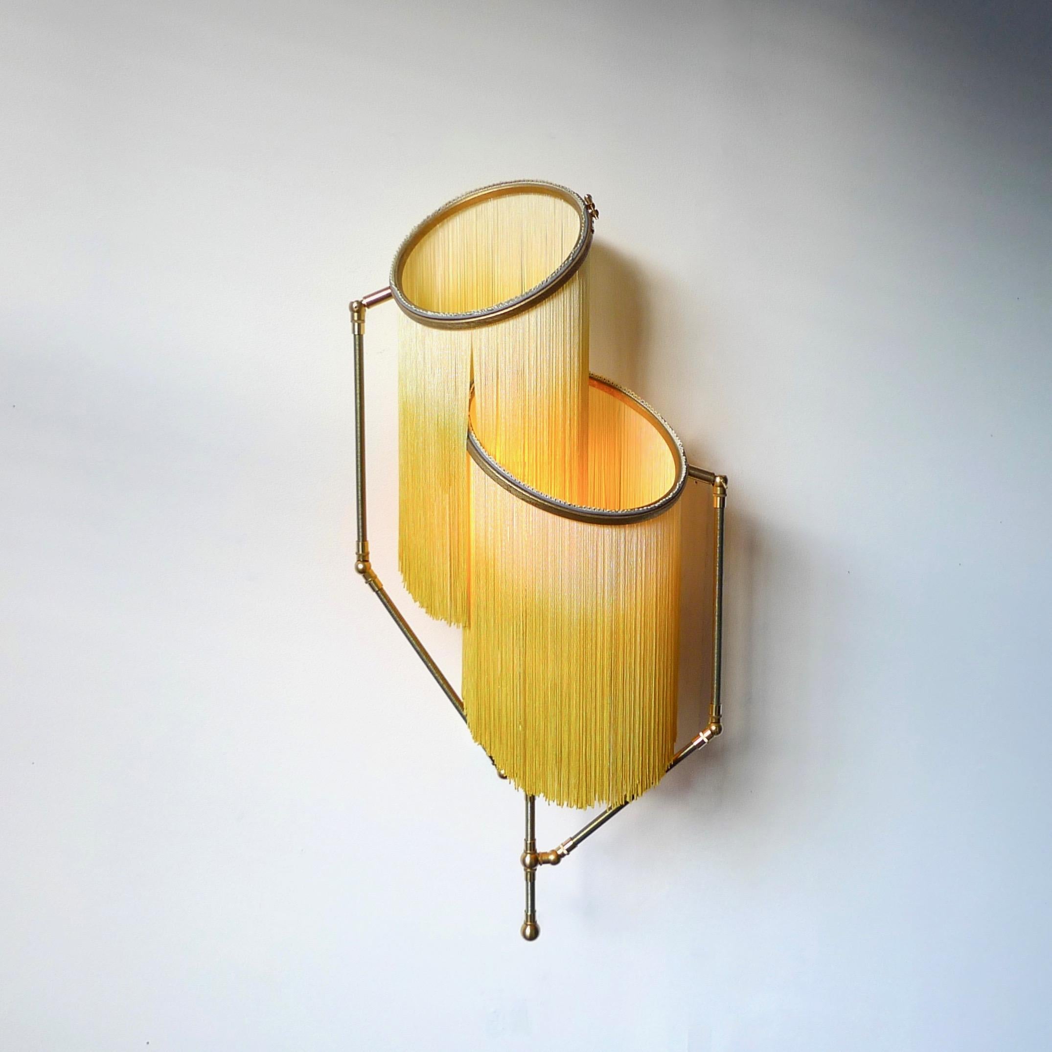 Dutch Yellow Charme Sconce Lamp, Sander Bottinga For Sale