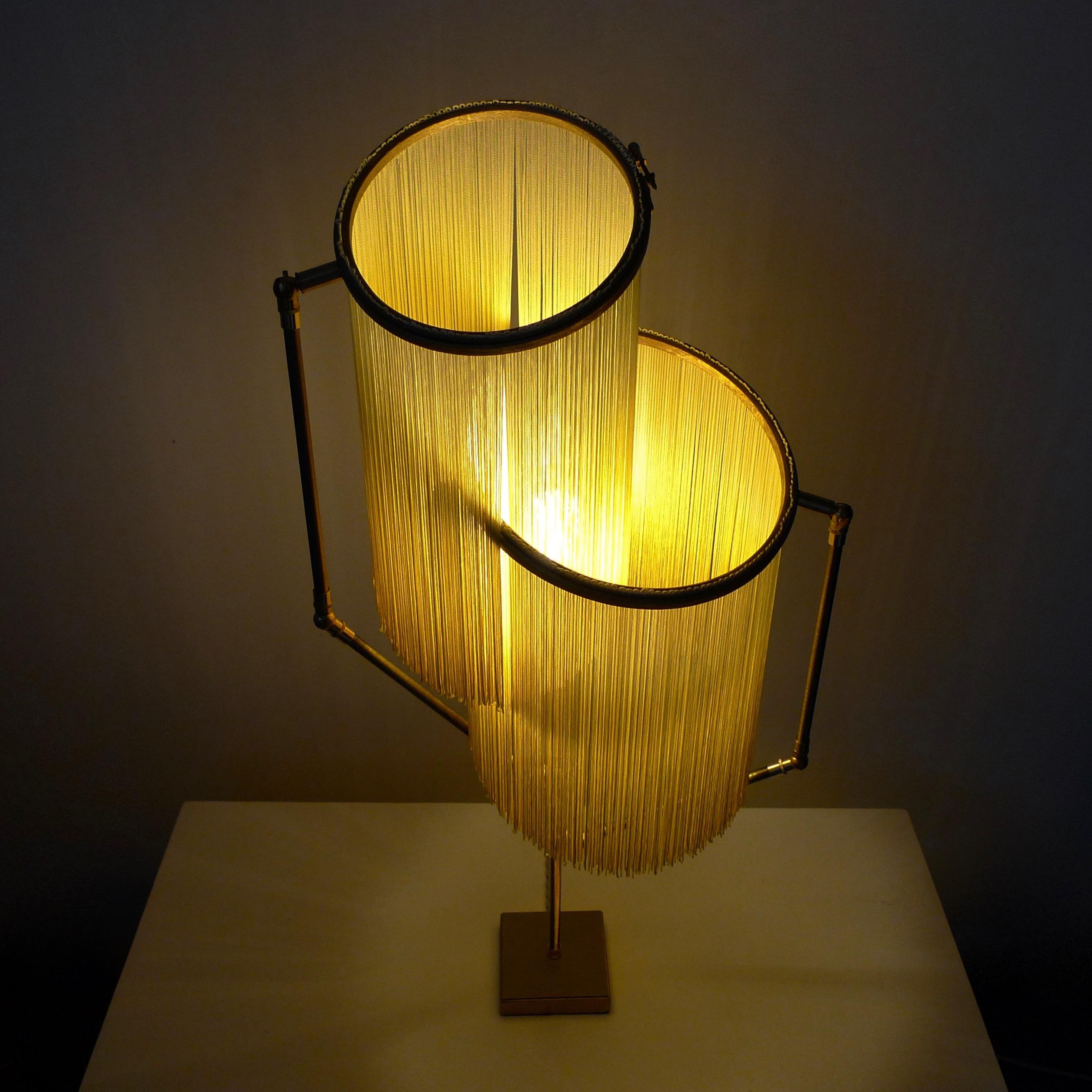 Brass Yellow Charme Table Lamp, Sander Bottinga For Sale