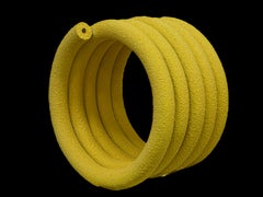 Yellow Coil #02 Objects for Objects fors par Caspi Ceramics NL