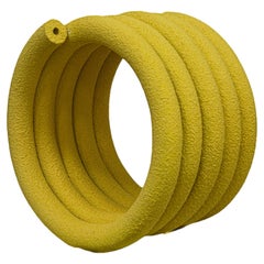 Yellow Coil #02 Objects for Objects fors par Caspi Ceramics NL