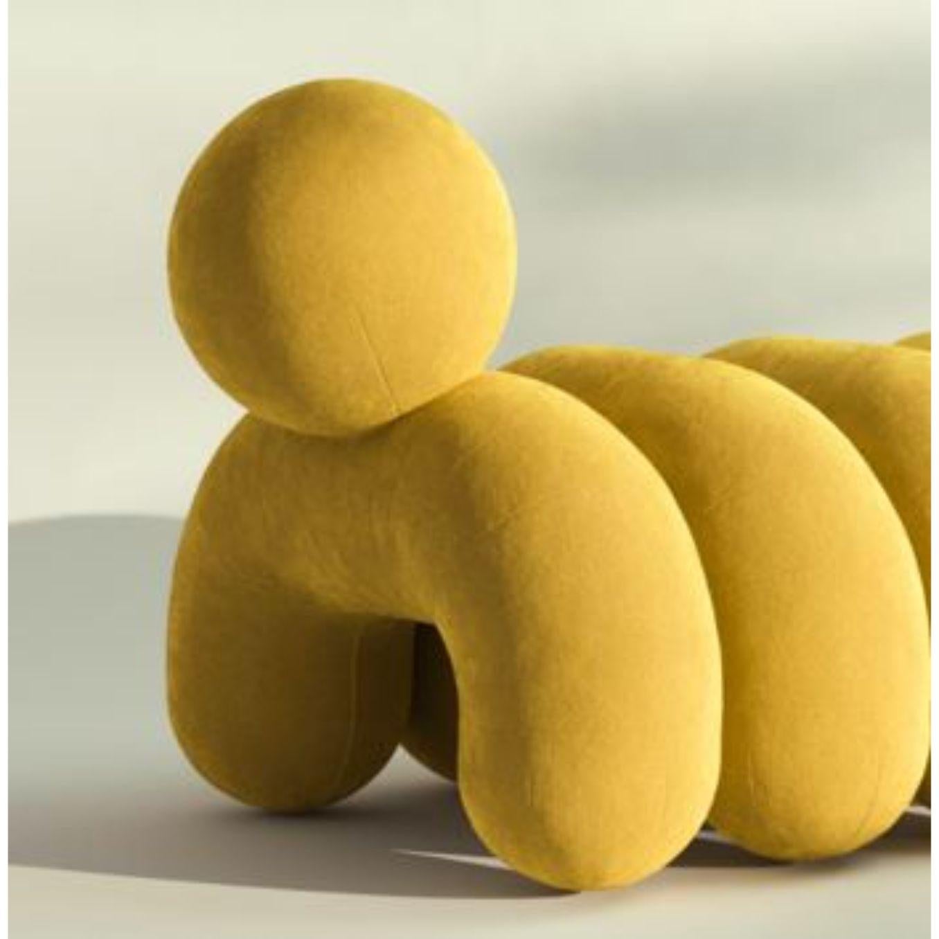 Gelbes Collo-Tagesbett von Pietro Franceschini (Moderne) im Angebot