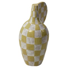 Yellow Contemporary Ceramic Sculpture