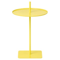 Yellow Contemporary Round Side Table - Lily 01 by Oitoproducts