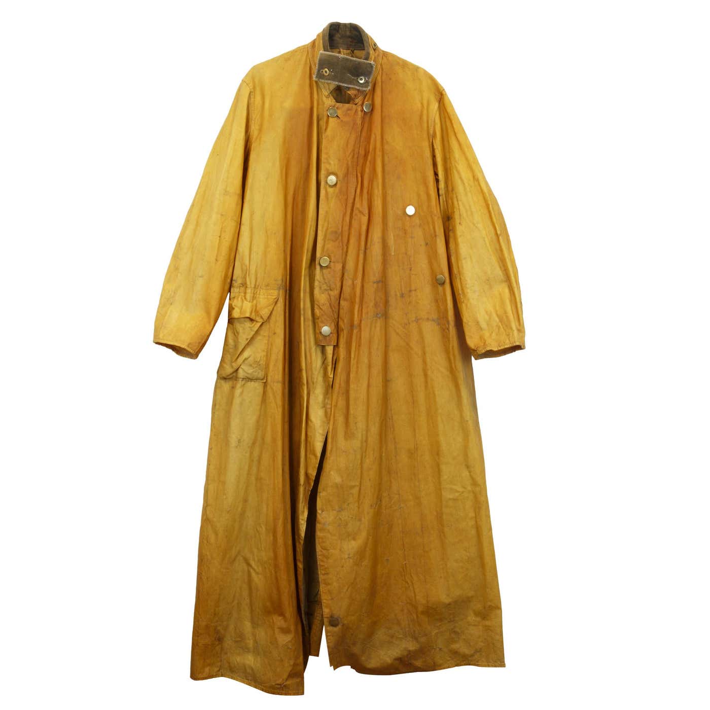 Yellow Cowboy Slicker For Sale at 1stDibs | doc holliday trench coat ...