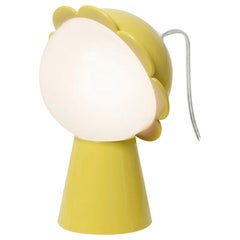 Yellow Daisy Lamp with LED by Nika Zupanc