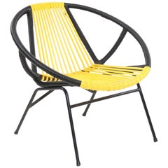 1950s Yellow Design Chair