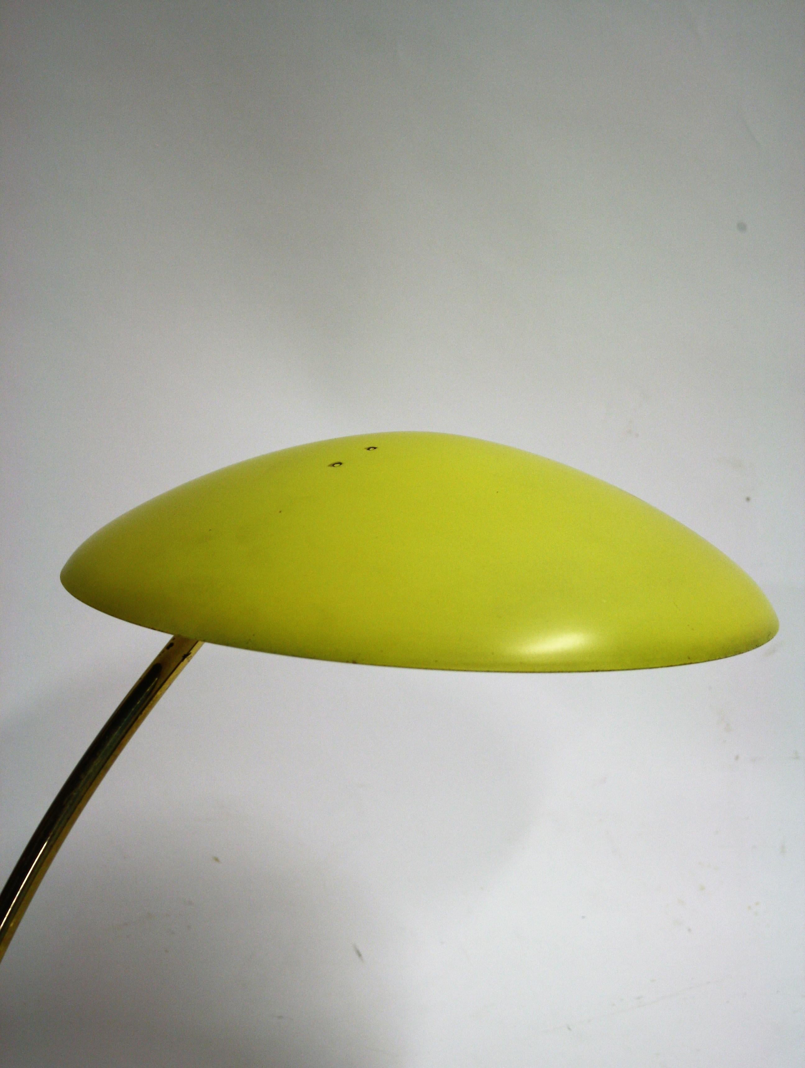 Yellow Desk Lamp by Cosack Leuchten, 1950s (Moderne der Mitte des Jahrhunderts)