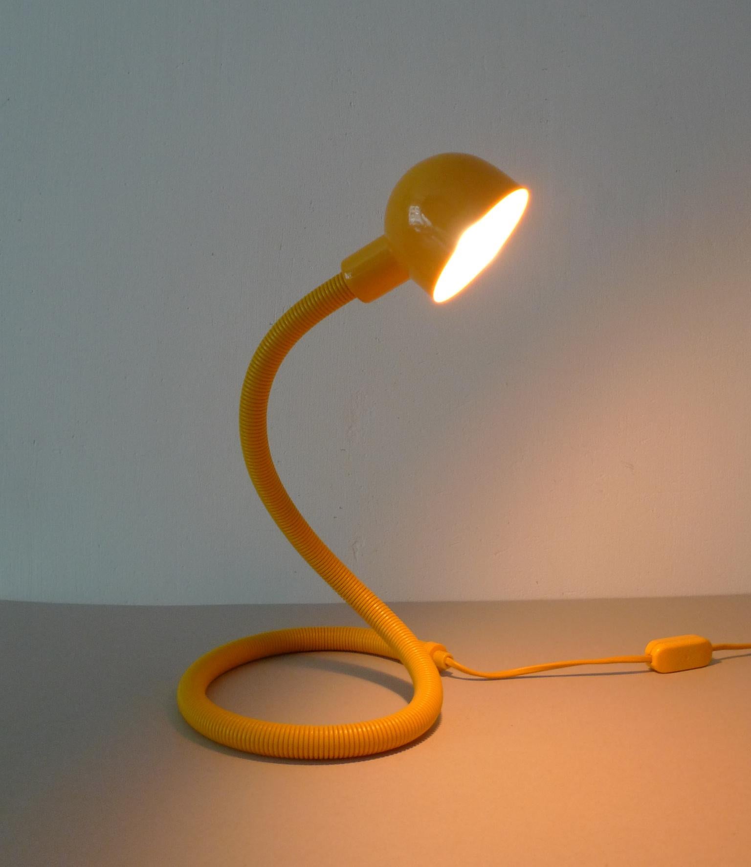 Yellow Desk Lamp, Italy, 1970s For Sale 2