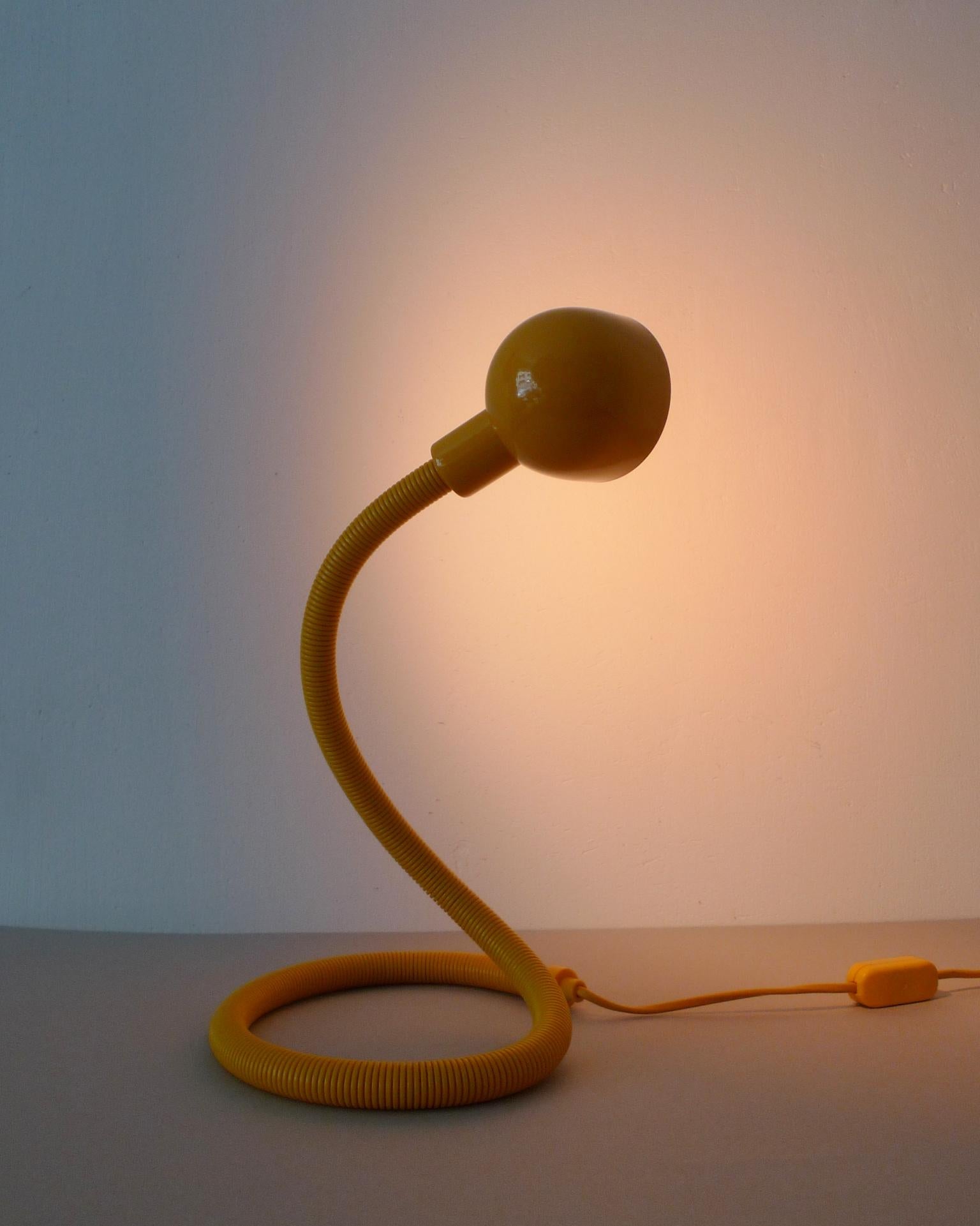 Yellow Desk Lamp, Italy, 1970s For Sale 3