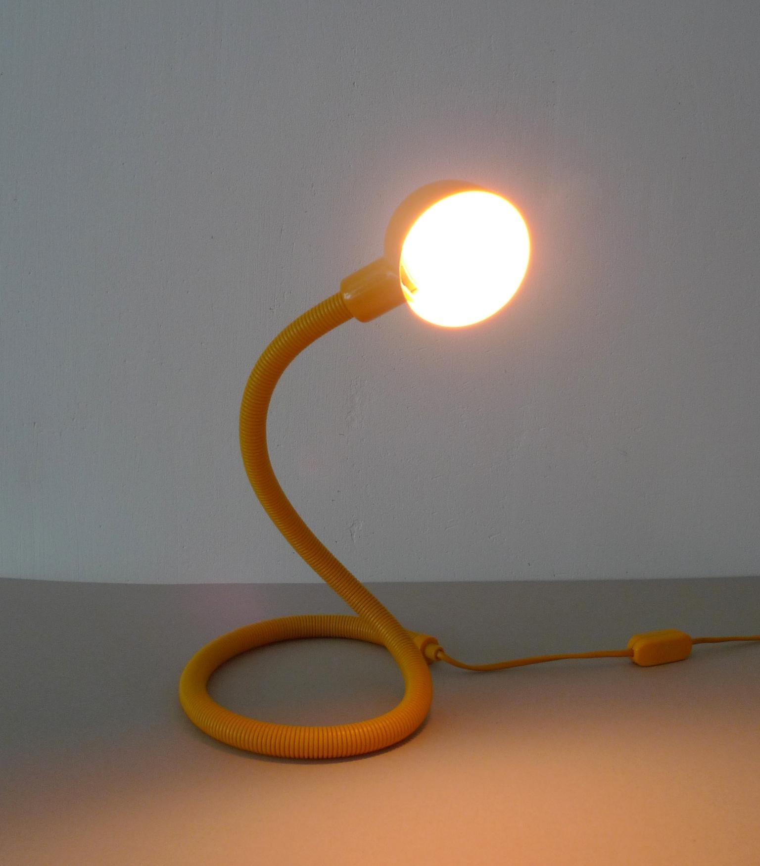 Yellow Desk Lamp, Italy, 1970s For Sale 4