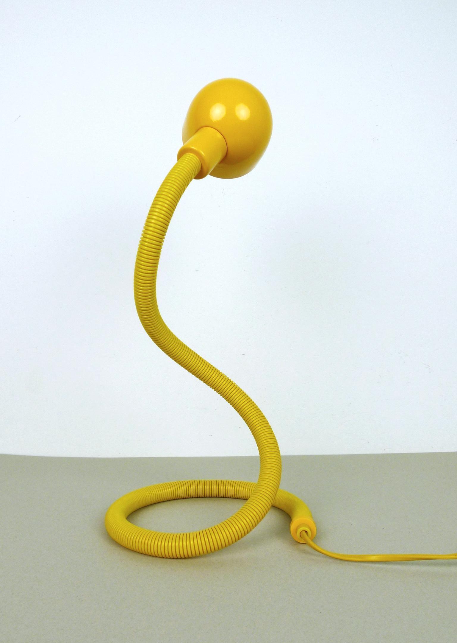 20th Century Yellow Desk Lamp, Italy, 1970s For Sale