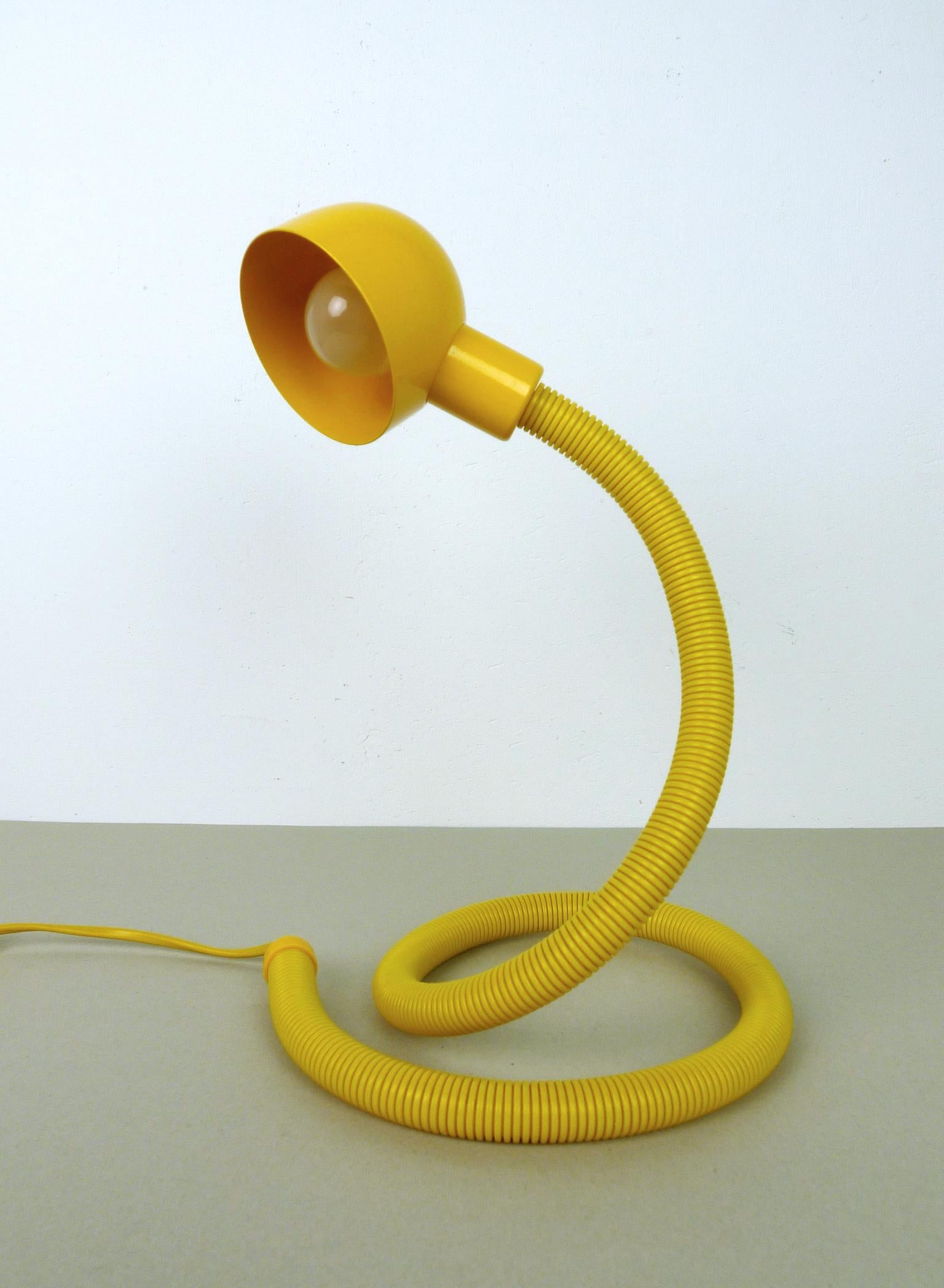 Yellow Desk Lamp, Italy, 1970s For Sale 1