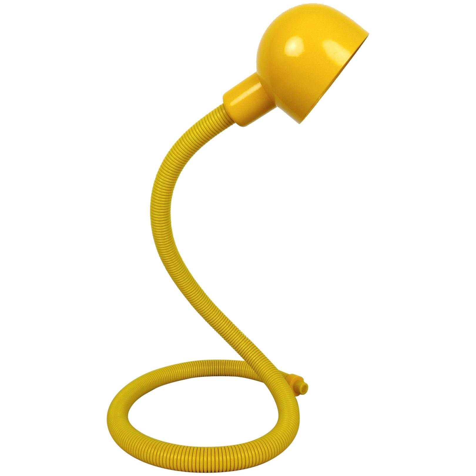Yellow Desk Lamp, Italy, 1970s For Sale
