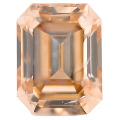 Yellow Diamond - 0.61Ct Natural Loose Fancy Brownish Yellow GIA Emerald Cut VS1