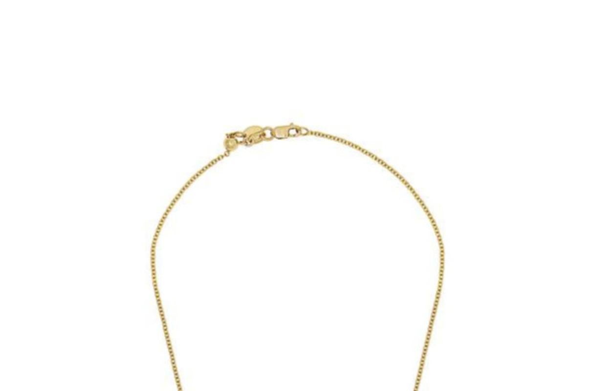 Ciondolo a croce con diamante giallo In condizioni Nuovo in vendita a New York, NY