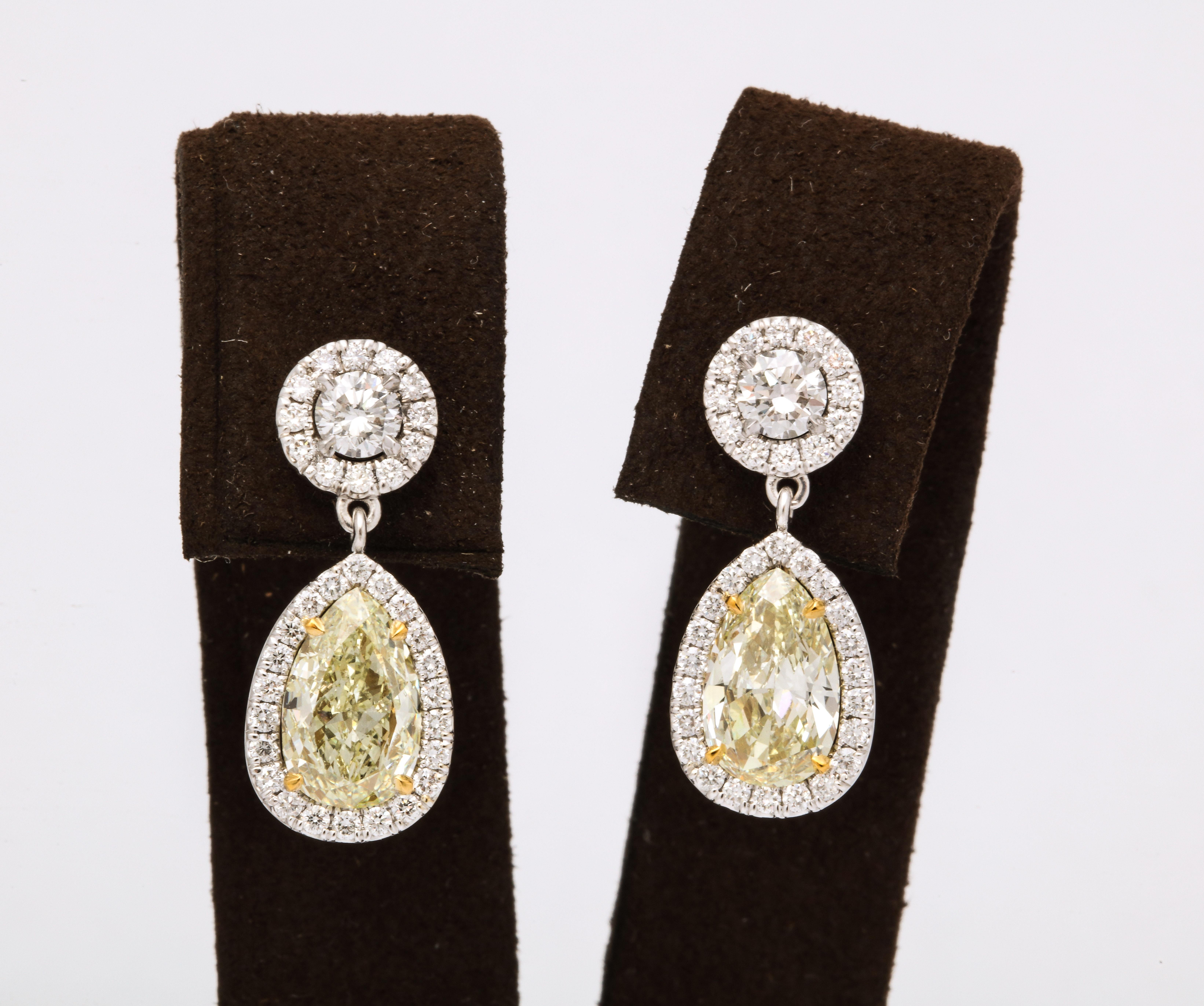 drop diamond earrings