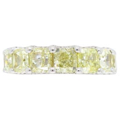 Yellow Diamond Eternity Band
