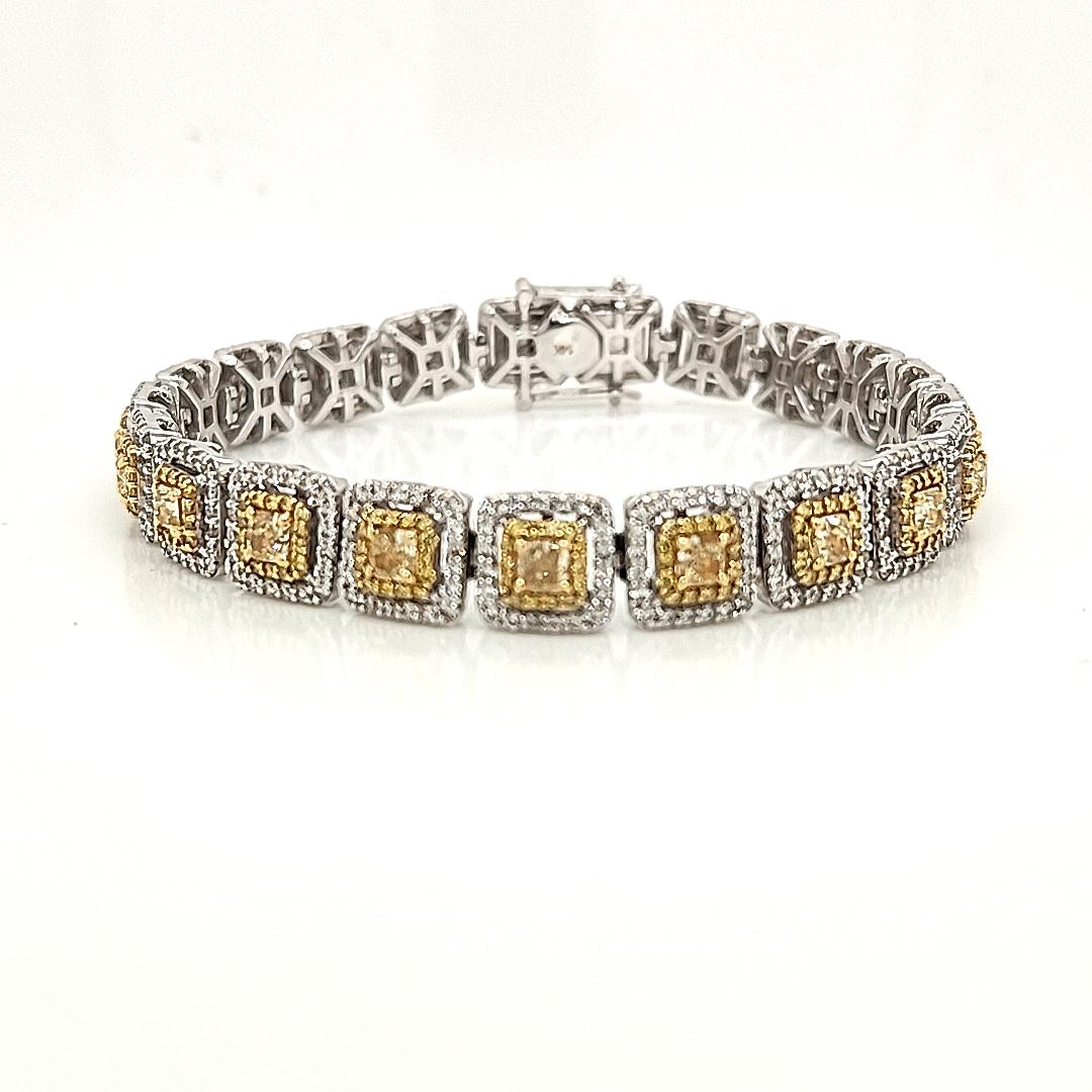 sparkling halo tennis bracelet