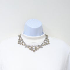 Yellow Diamond Radiant and White Diamond Necklace in Platinum & 18K Yellow Gold