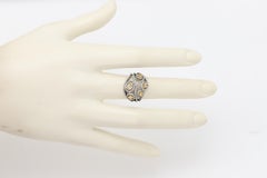 Valentine Yellow Diamond Ring 18k White Gold Natural Stones Cluster Free Style
