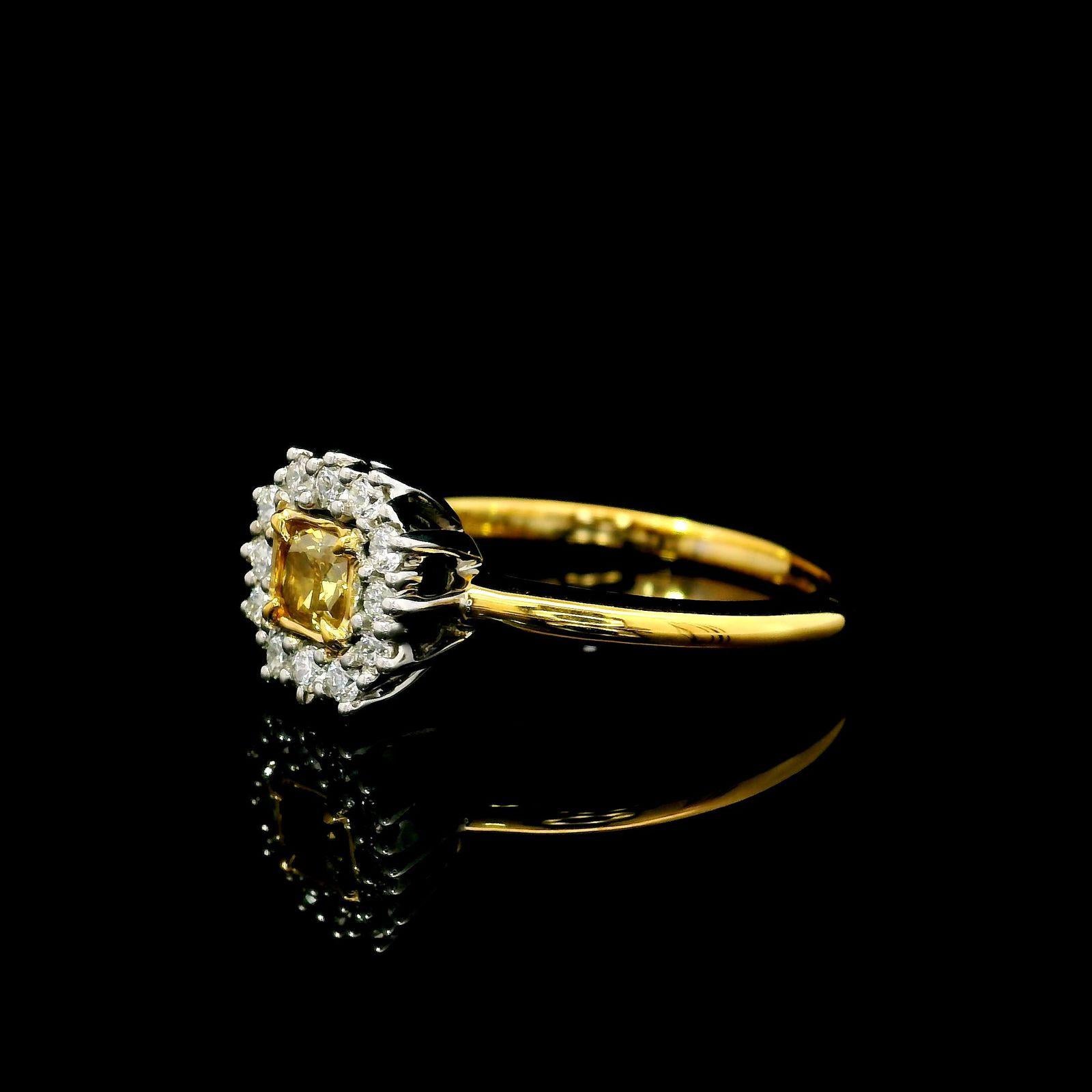 Yellow Diamond Ring For Sale 1