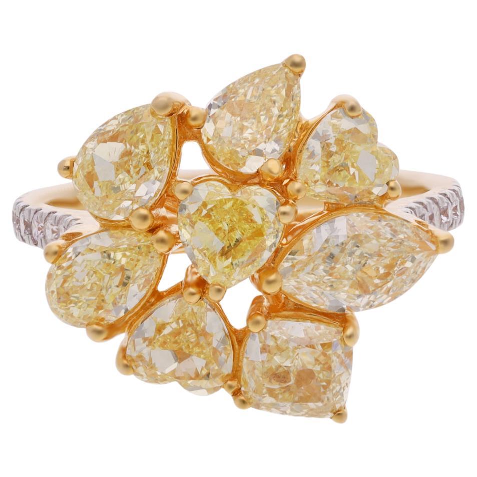Yellow Diamond Ring For Sale