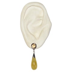 Boucles d'oreilles Drop jaune