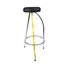 Yellow Duplex Bar Stool by Javier Mariscal for BD Barcelona