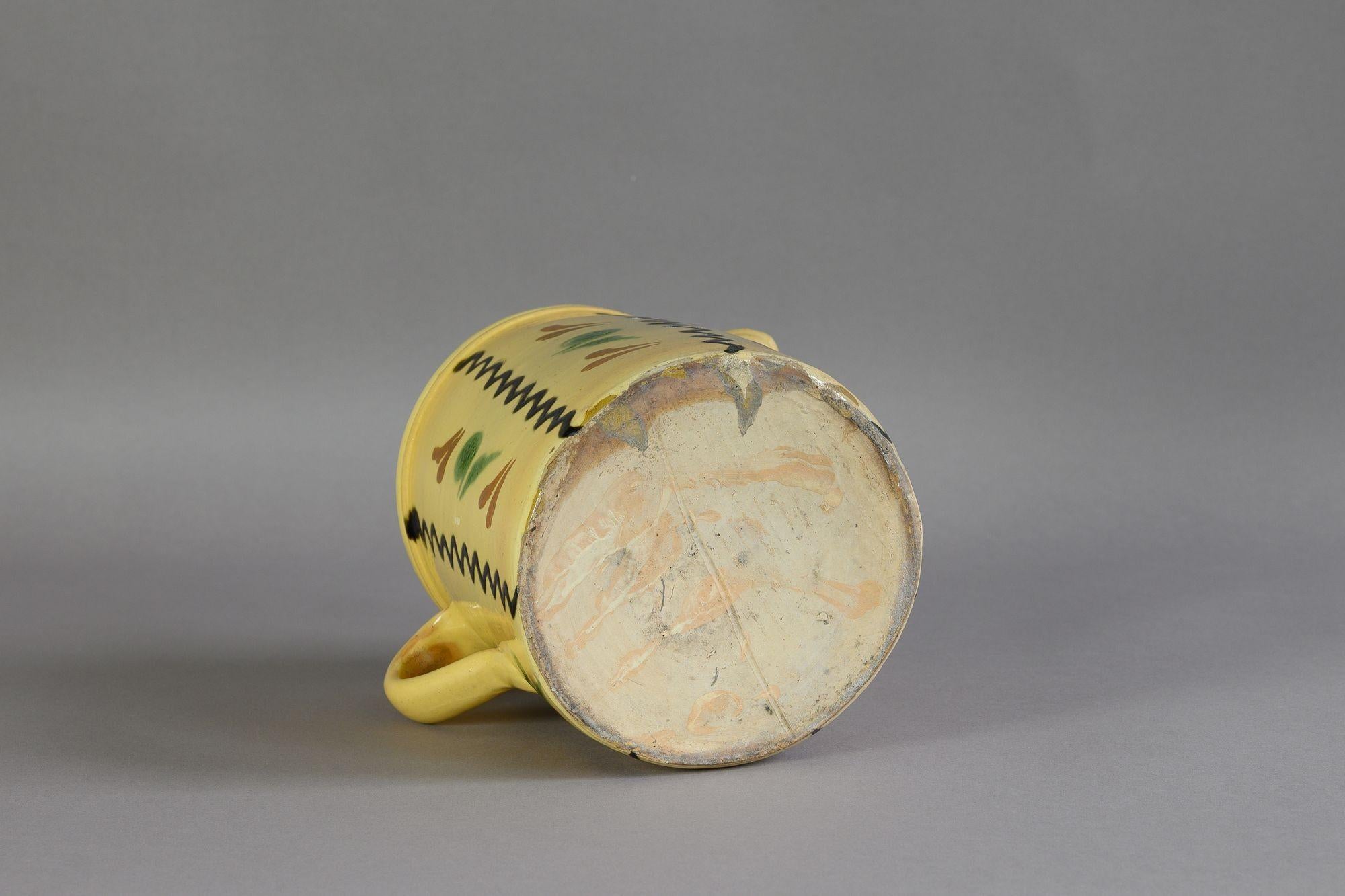 Yellow Earthenware Jug 1