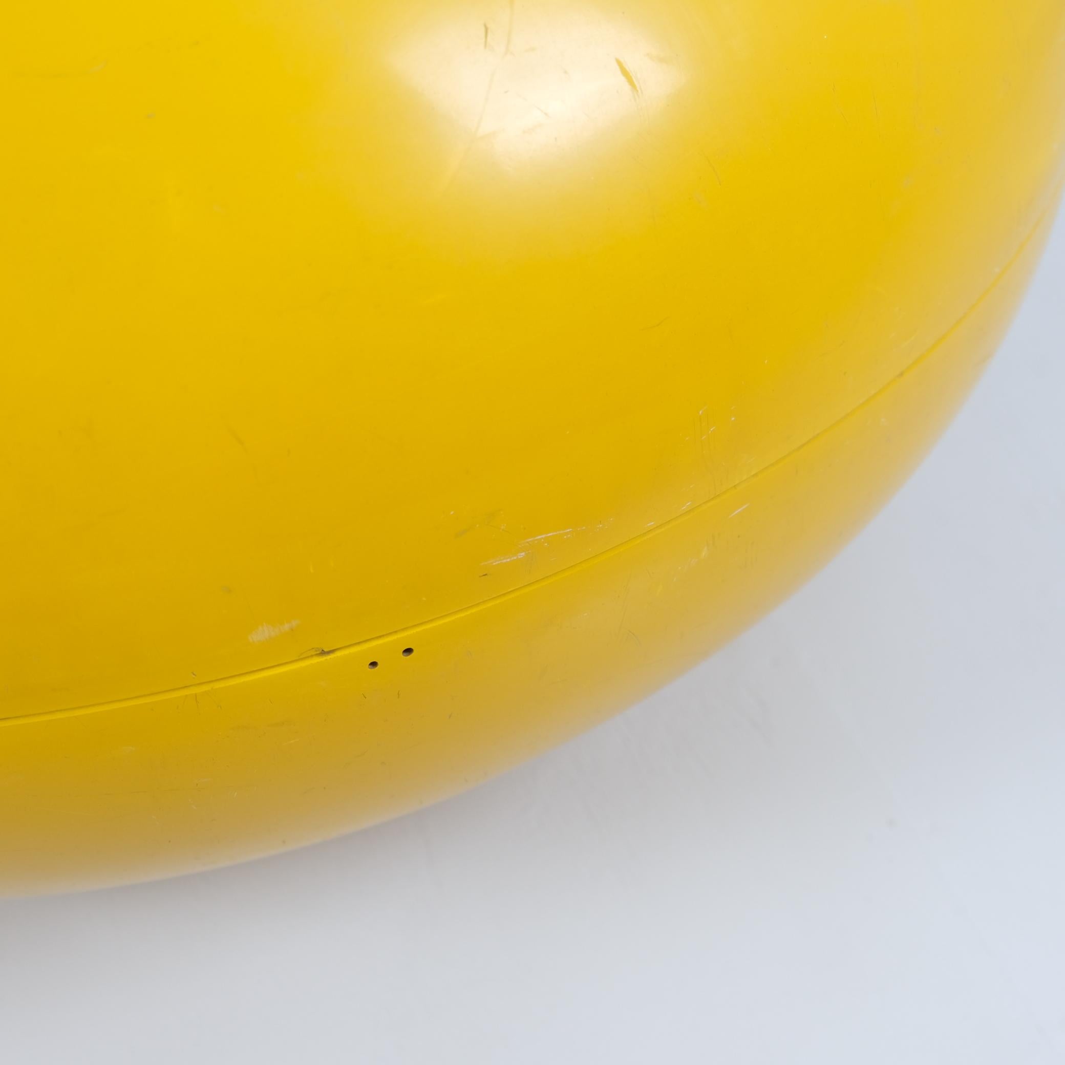 Milieu du XXe siècle Fauteuil Pastilli « Pastille » jaune iconique d'Eero Aarnio, Asko, années 1960 en vente