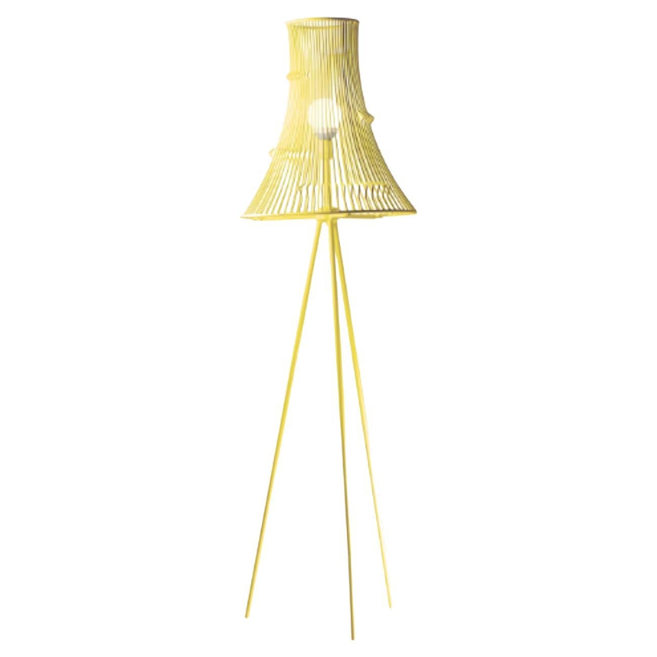 Floor Lamp in Yellow at 1stDibs