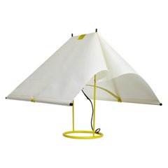 Yellow Falene Table Lamp by Piero De Martini for Arteluce, 1980