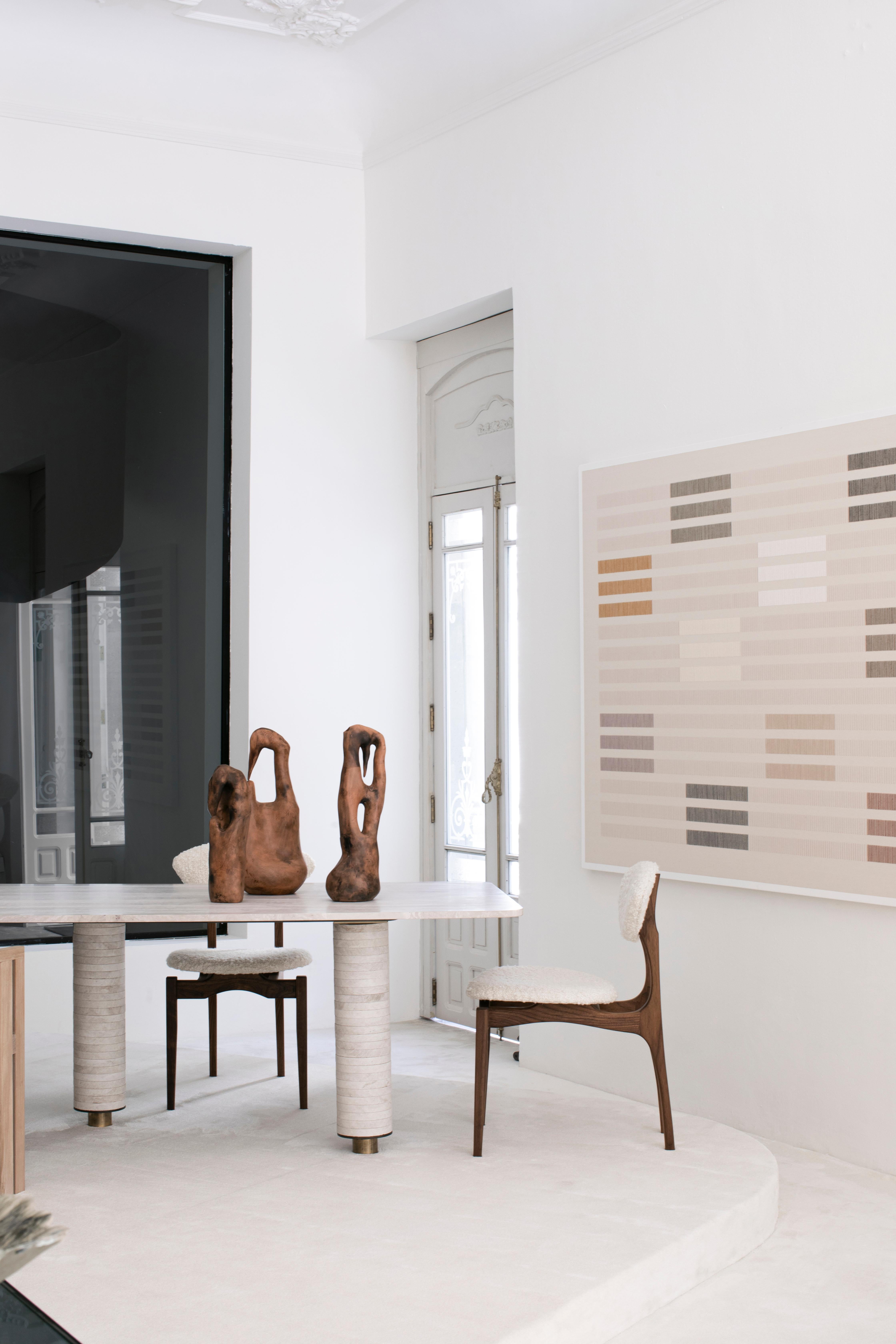Gelber Femur-Esszimmerstuhl von Atra Design im Zustand „Neu“ im Angebot in Geneve, CH