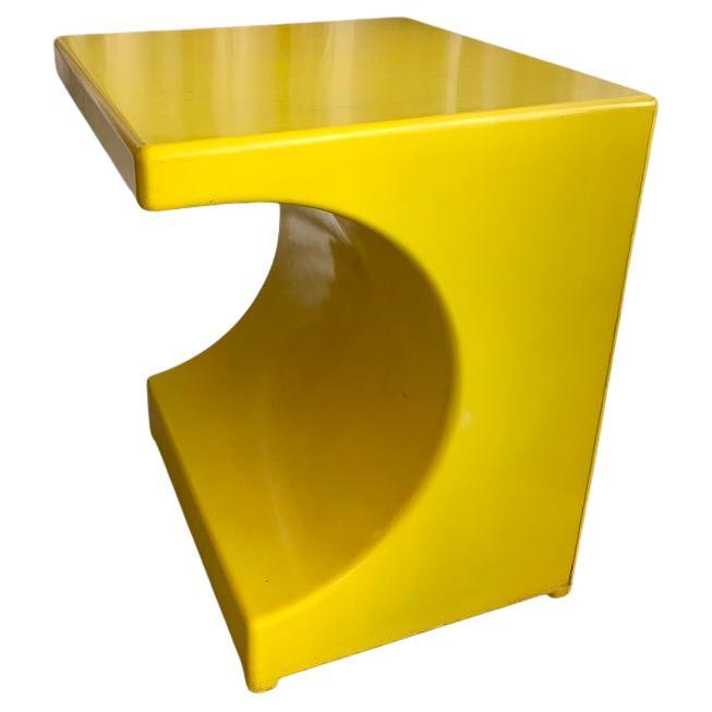 Yellow Fiberglass Console For Sale