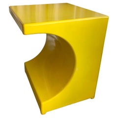 Yellow Fiberglass Console