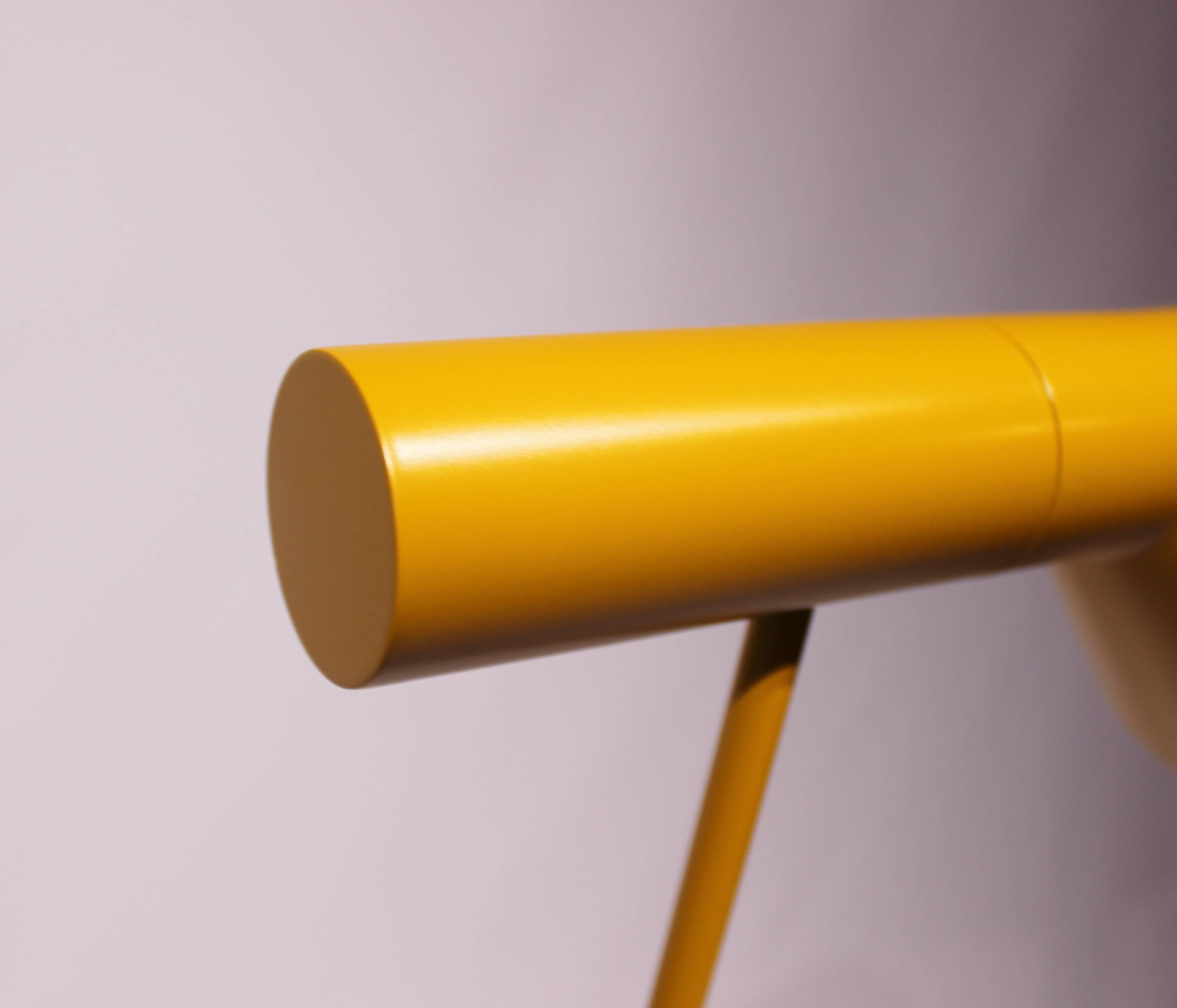 Yellow Floor Lamp Designed by Arne Jacobsen and Louis Poulsen 2