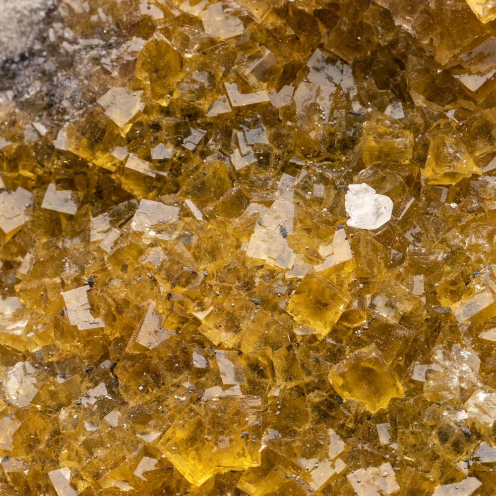 Yellow Fluorite from Moscona Mine, Villabona District, Asturias, Spain For Sale 1