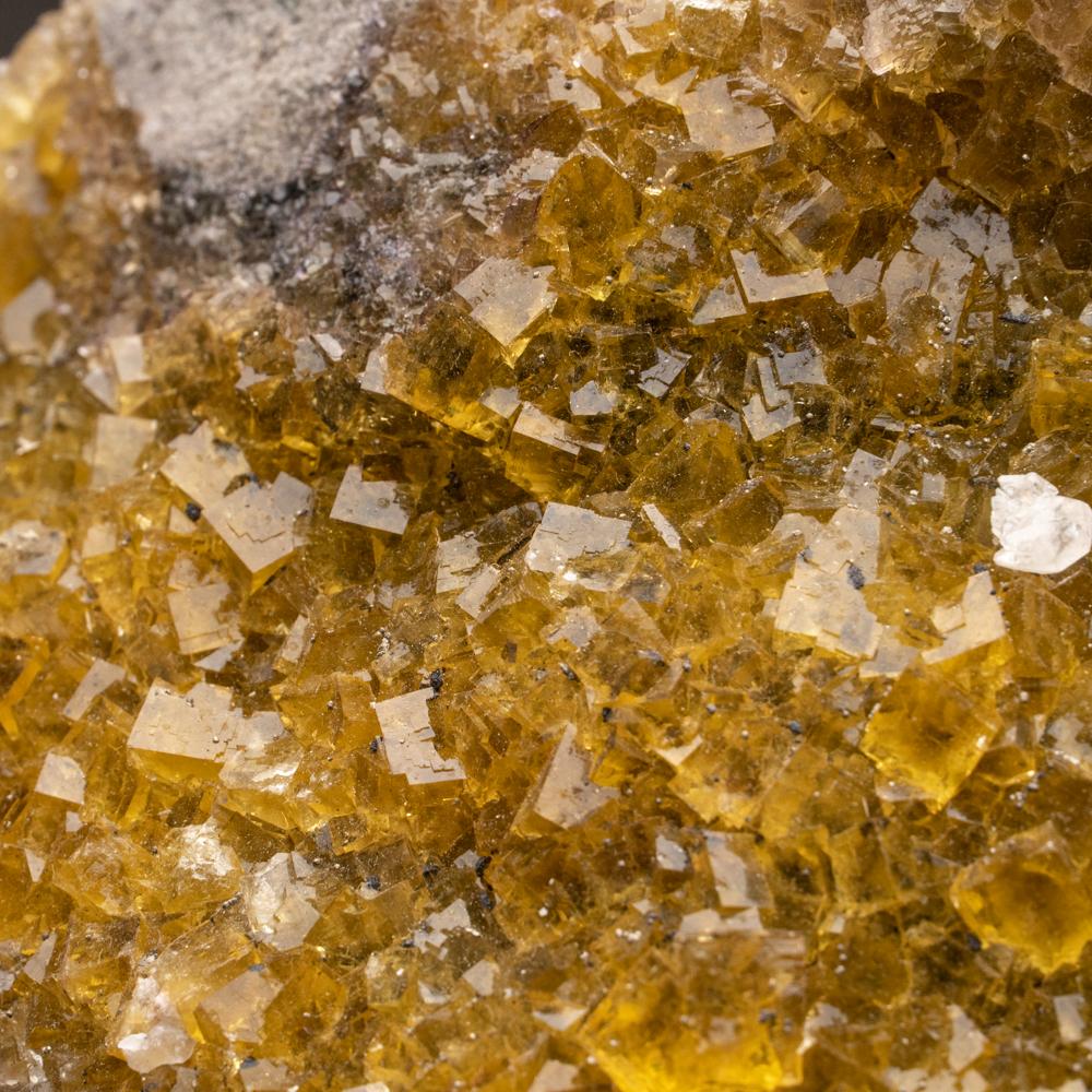 Yellow Fluorite from Moscona Mine, Villabona District, Asturias, Spain For Sale 2