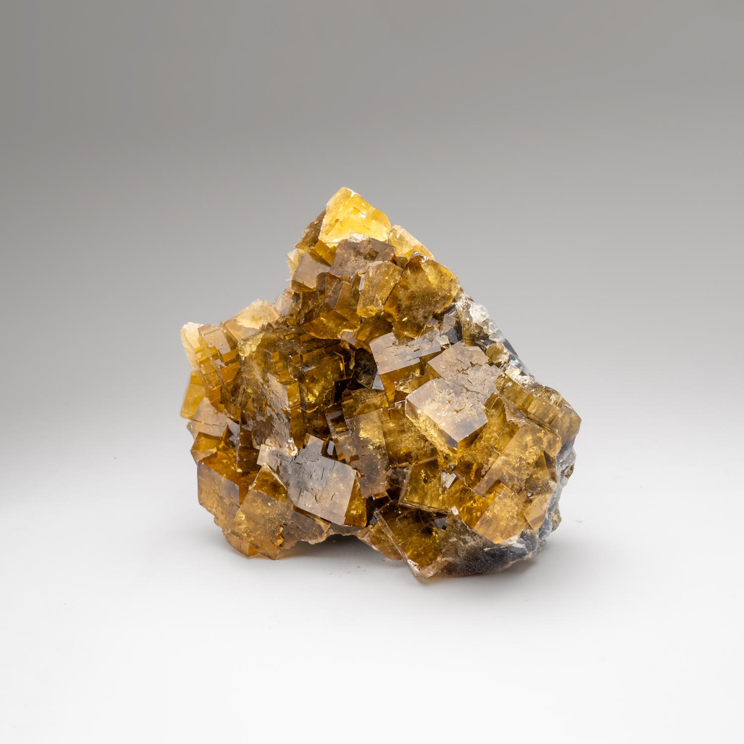 Fluorite gialla dalla miniera Ozark-Mahoning No. 1, Contea di Hardin, Illinois in vendita 1