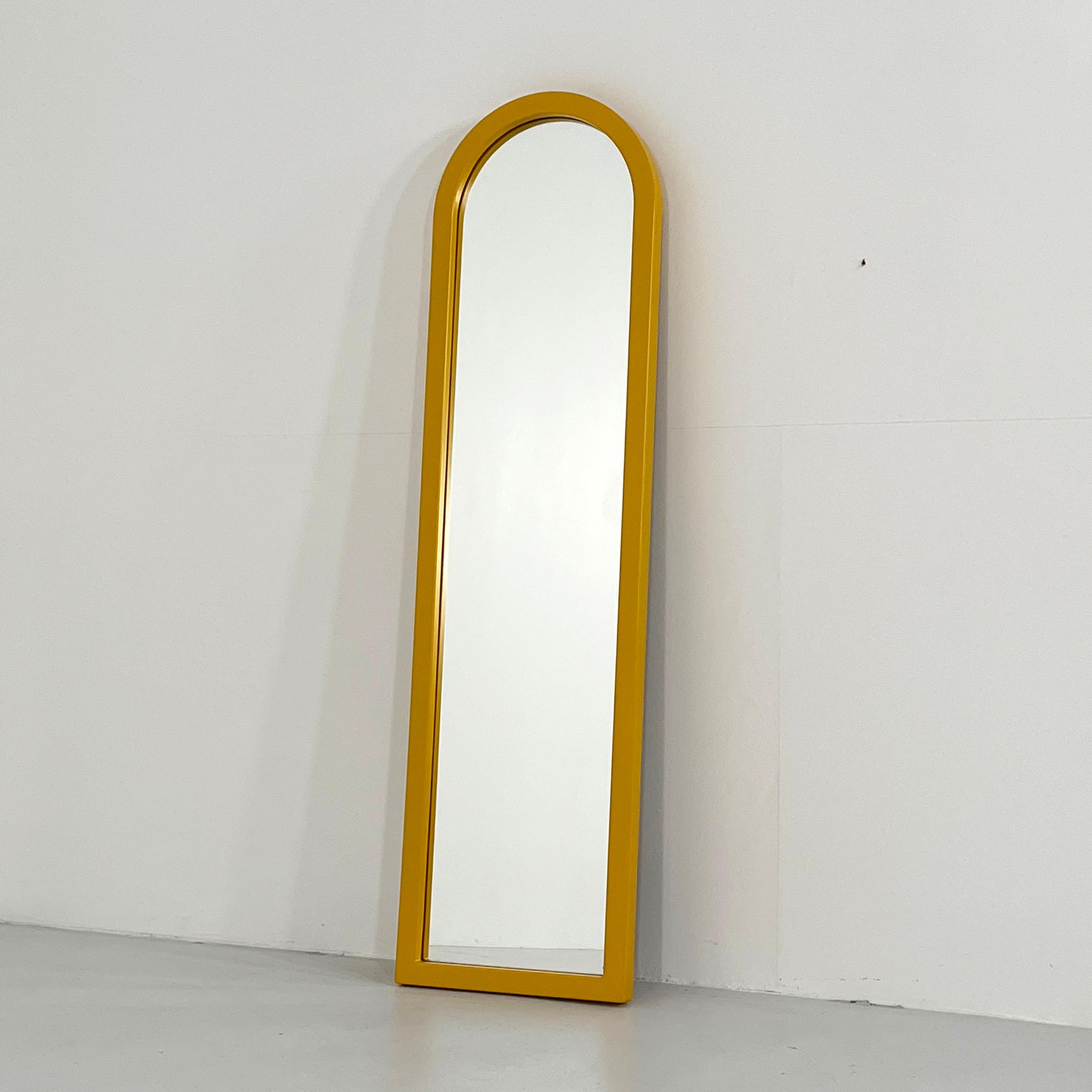 Yellow Framem mirror by Anna Castelli Ferrieri for Kartell, 1980s
Designer - Anna Castelli Ferrieri
Producer - Kartell
Design Period - Eighties
Measurements - Width 30 cm x Depth 4 cm x Height 110 cm
Materials - Expanded polyurethane,
