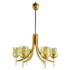 yellow frosted gold glass salviati by cierre lampadari italian