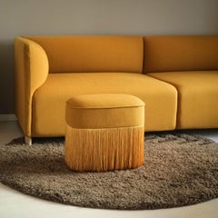 Yellow Galata Ottoman by Edvin Klasson