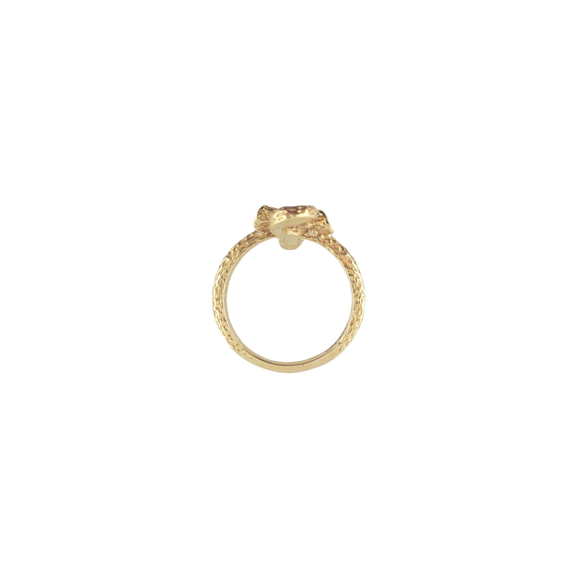 Women's Yellow Gold 10K Ankh Key of Life Ring