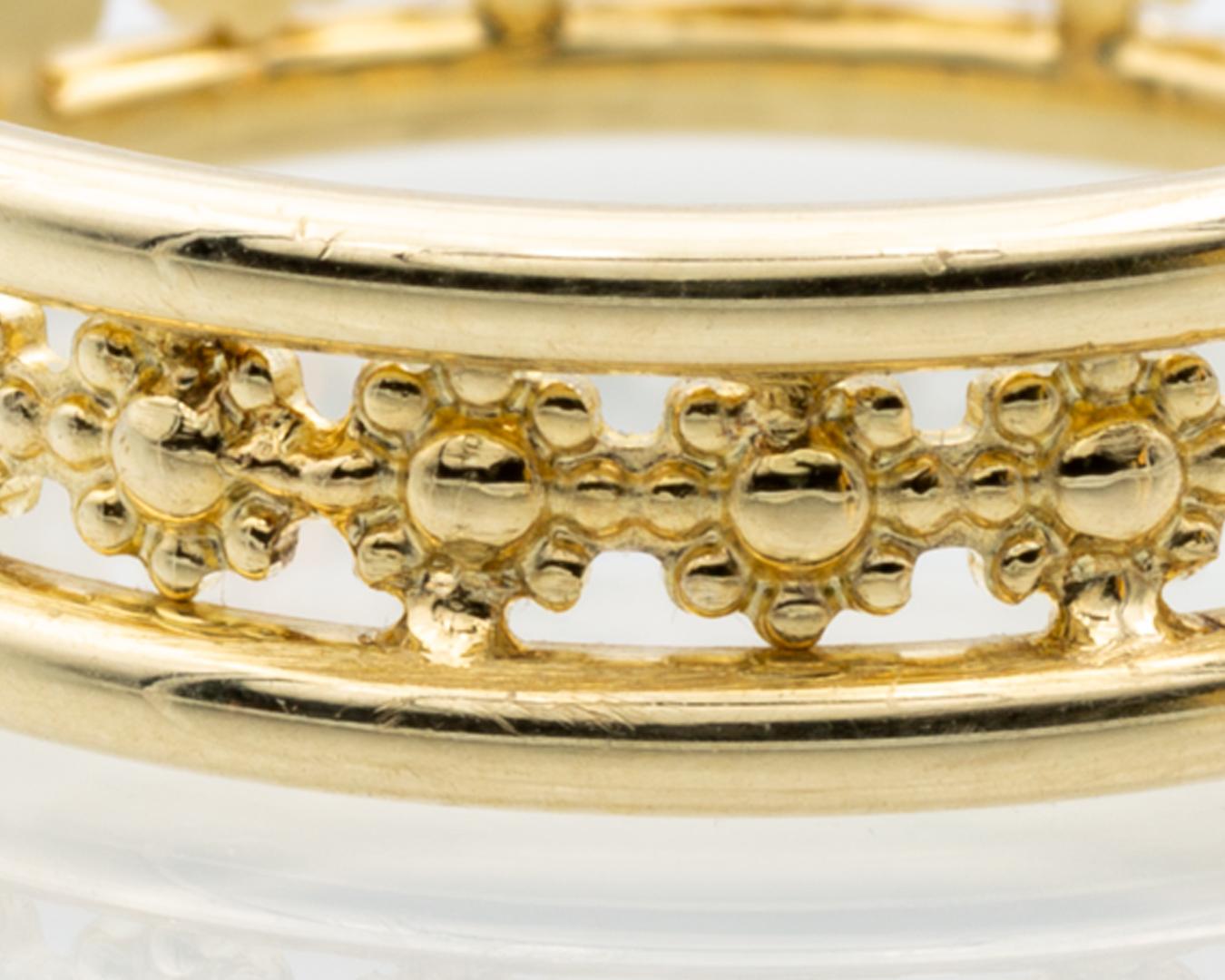 Anello moda a fascia in oro giallo 14K In condizioni Nuovo in vendita a Loßburg, DE